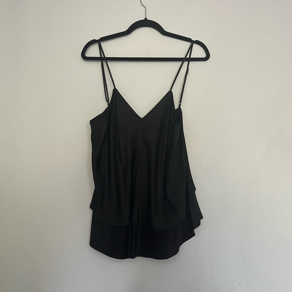 Maison Martin Margiela Black Asymmetrical Camisole
